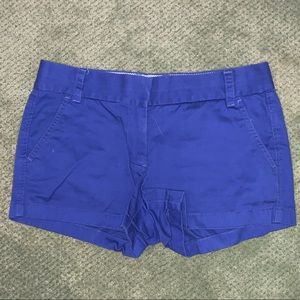 JCrew SUMMER CLEANOUT royal blue chino shorts